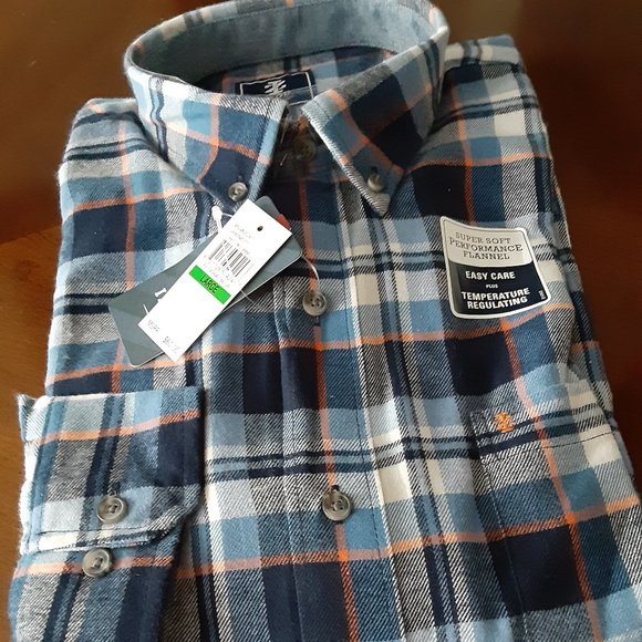 Izod Other - Izod Men's Size Large Plaid Flannel Shirt NEW